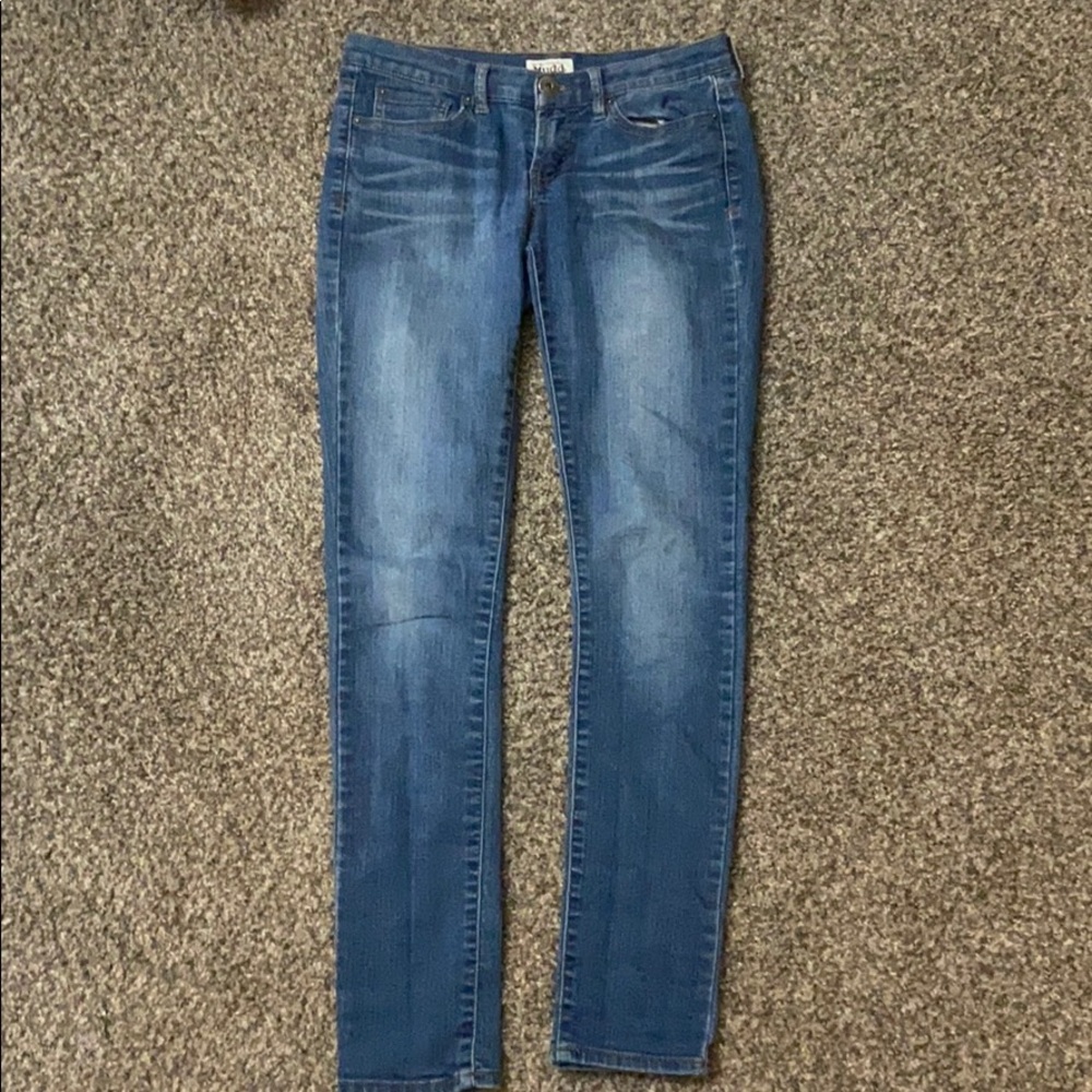 Light blue skinny jeans